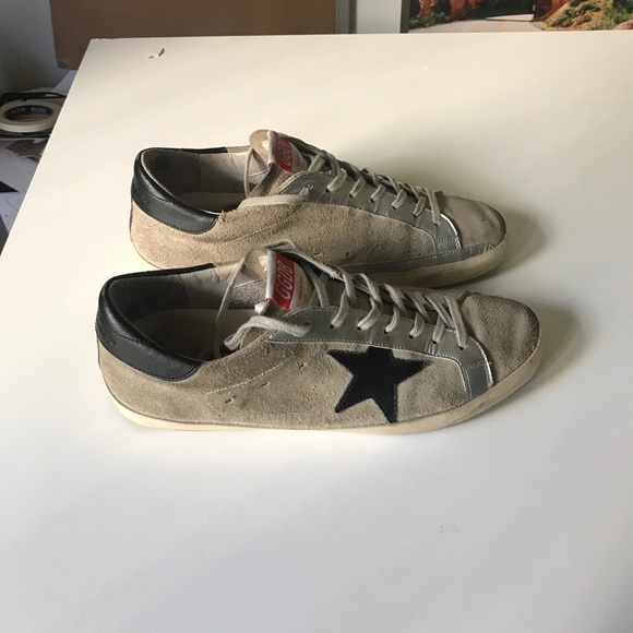 Golden Goose Men’s Super Star Sz 43 Suede Tan - Picture 2 of 8